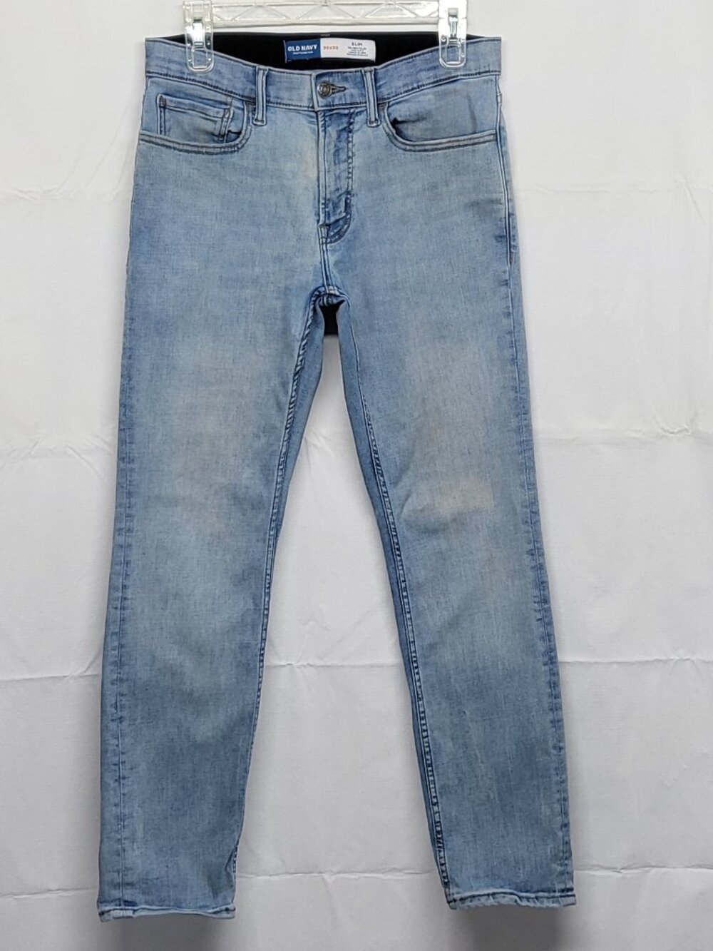 Old Navy Jeans 360 Stretch Mens 36 X 30 Slim Fit Stretch Lightwash Denim Pants
